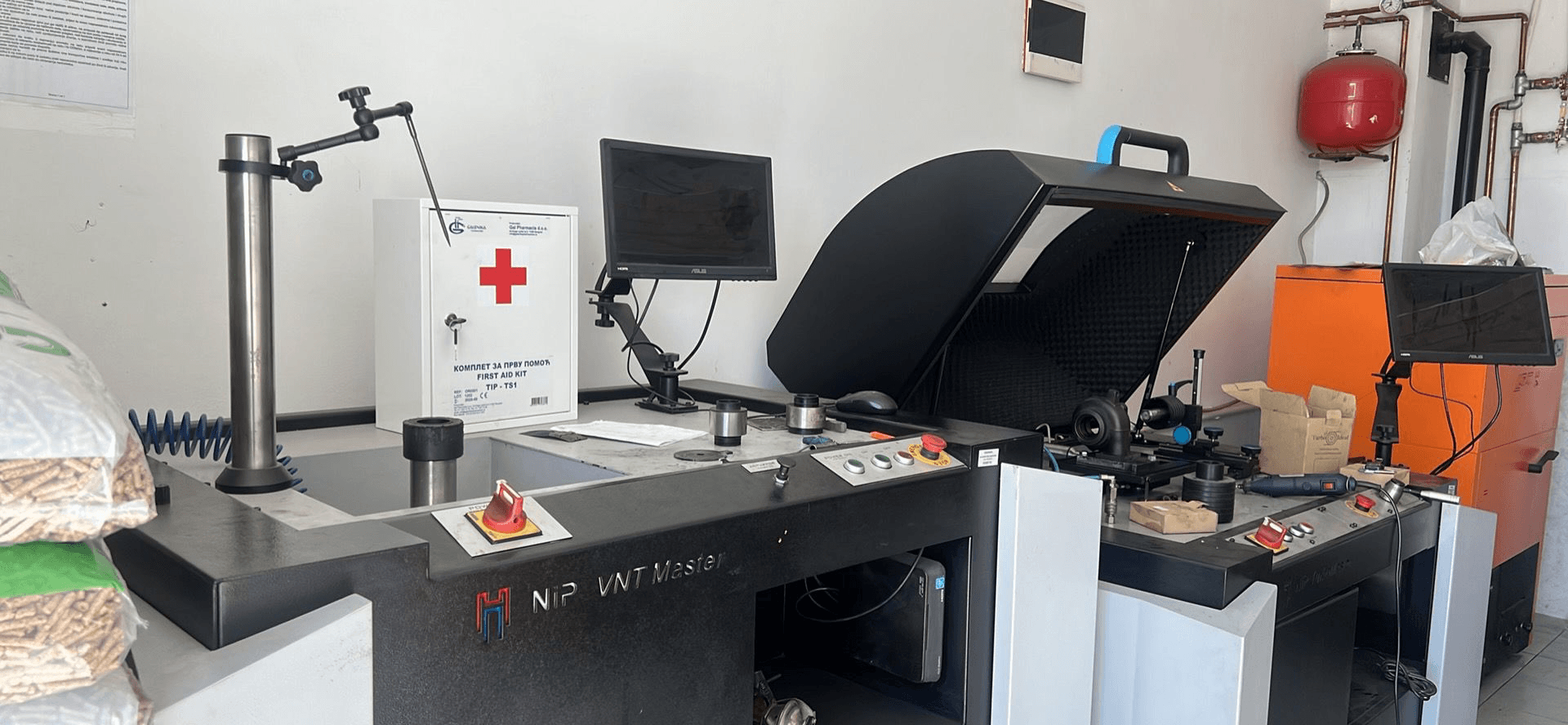 Oprema za testiranje turbokompresora